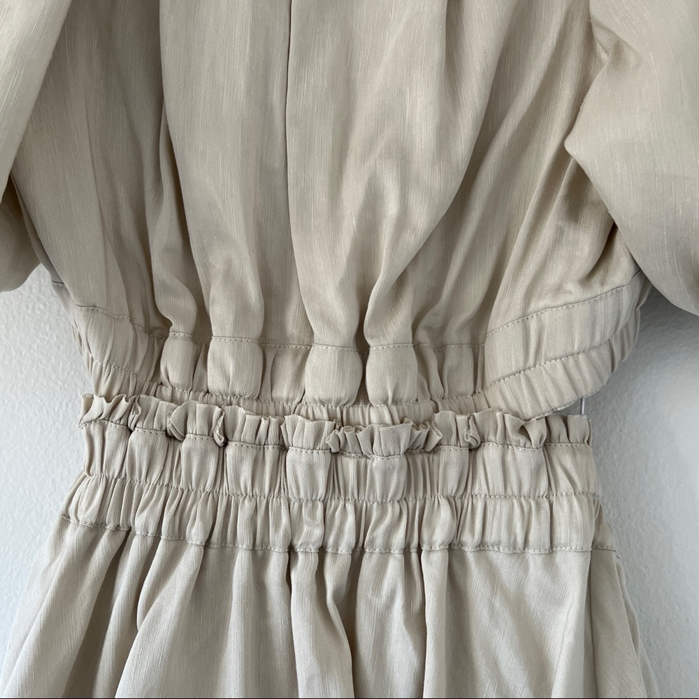 AJE Euphoria Cut Out Dress Stone • Size 8 • RRP $625 - Picture 10 of 16
